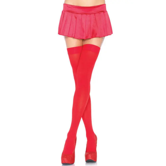 LEG AVENUE - MEDIAS OPACAS ROJO LEG AVENUE HOSIERY