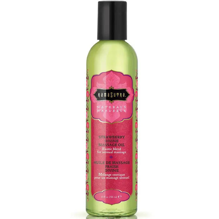 KAMASUTRA - NATURALS ACEITE DE MASAJE FRESA DIVINA 236ML KAMASUTRA COSMETICS