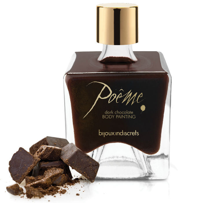 BIJOUX - POEME PINTURA COMESTIBLE CHOCOLATE NEGRO 50 GR BIJOUX POEME BODY PAINTING