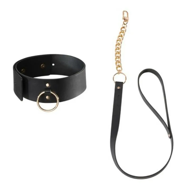 BIJOUX INDISCRETS MAZE - COLLAR CON CORREA NEGRO BIJOUX MAZE
