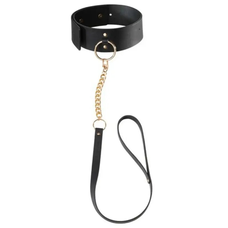 BIJOUX INDISCRETS MAZE - COLLAR CON CORREA NEGRO BIJOUX MAZE