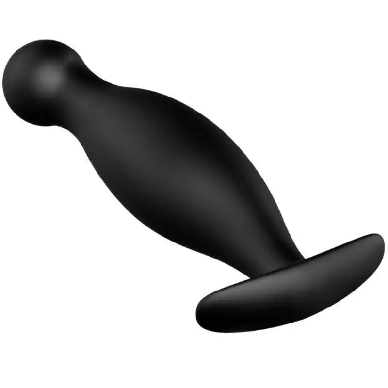 PRETTY LOVE - PLUG ANAL SILICONA 11.7 CM NEGRO PRETTY LOVE BOTTOM