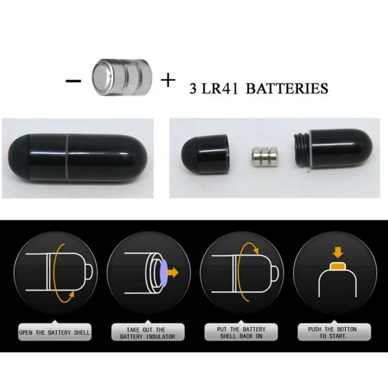 PRETTY LOVE - FLIRTATION DEDAL CON VIBRACIÓN STEWARD NEGRO PRETTY LOVE FLIRTATION