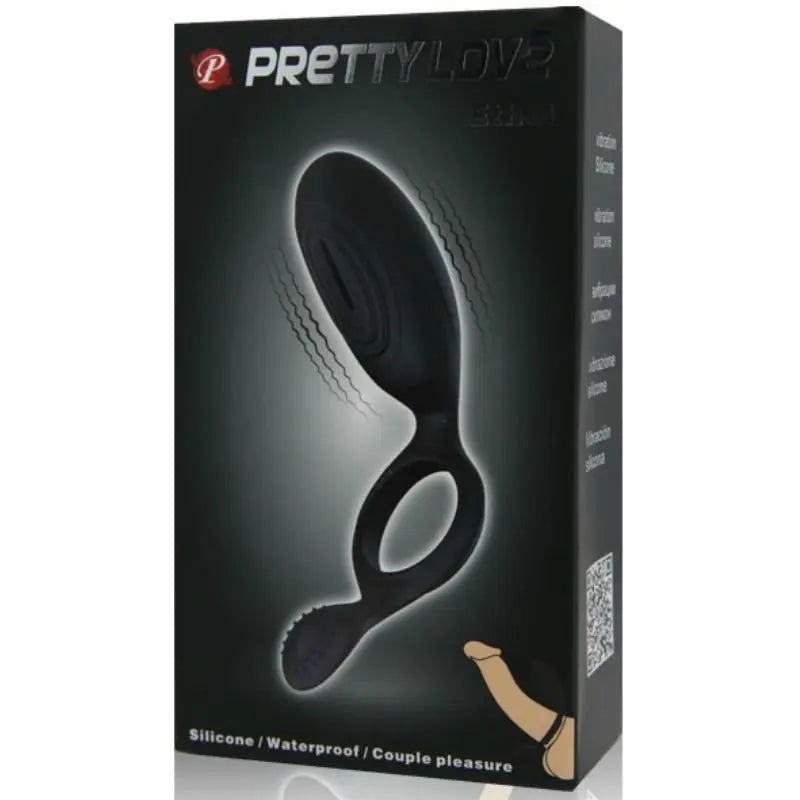 PRETTY LOVE - ETHEL ANILLO VIBRADOR CON ESTIMULADOR PRETTY LOVE MALE