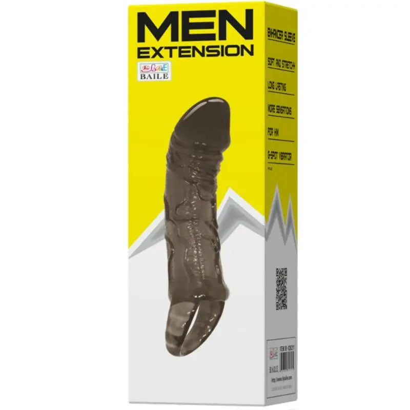 BAILE - FUNDA EXTENSORA PENE CON STRAP PARA TESTICULOS 11.5 CM BAILE FOR HIM