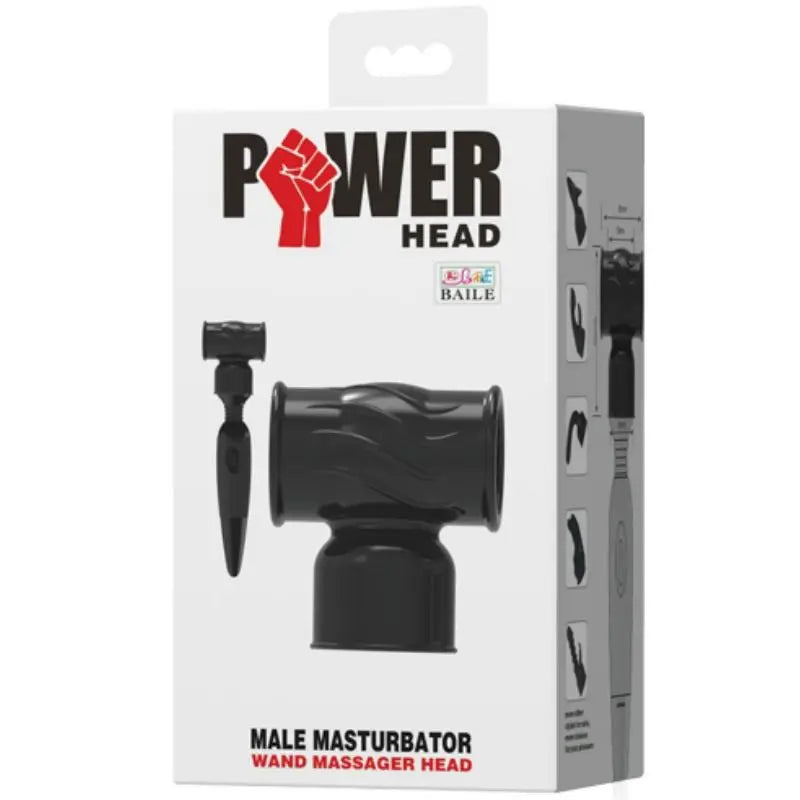 BAILE - POWER HEAD CABEZAL INTERCAMBIABLE PARA MASAJEADOR MASCULINO BAILE POWER HEAD