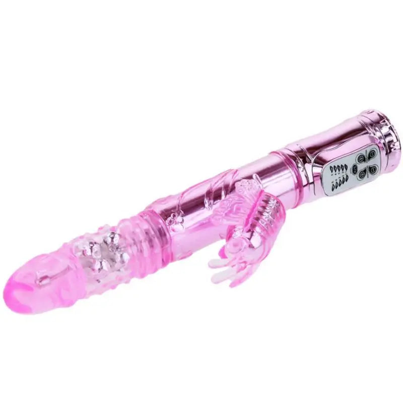 BAILE - VIBRADOR RECARGABLE CON ROTACION Y ESTIMULADOR THROBBING BUTTERF BAILE ROTATIONS