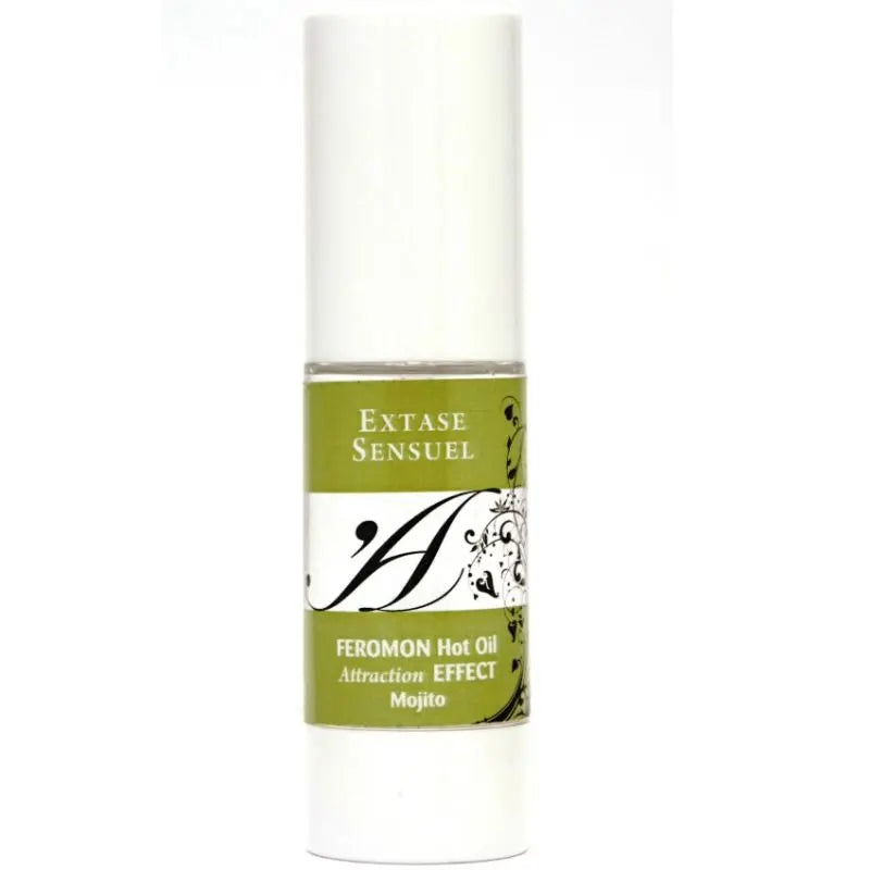 EXTASE SENSUAL - ACEITE MASAJE EFECTO CALOR CON FEROMONAS MOJITO 30 ML EXTASE SENSUAL