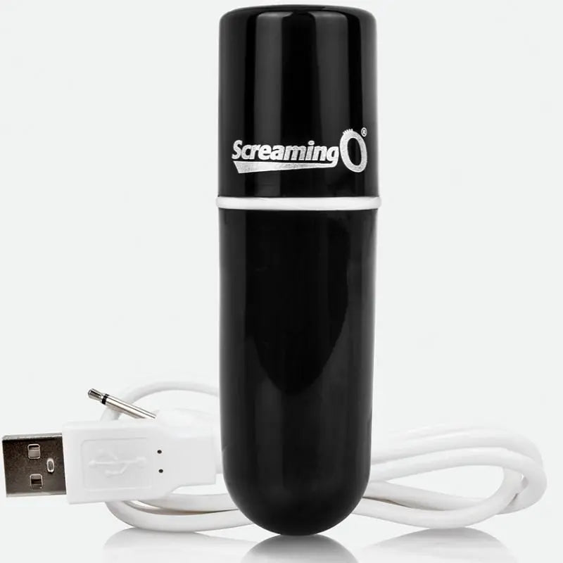 SCREAMING O - BALA VIBRADORA RECARGABLE VOOOM NEGRO SCREAMING O