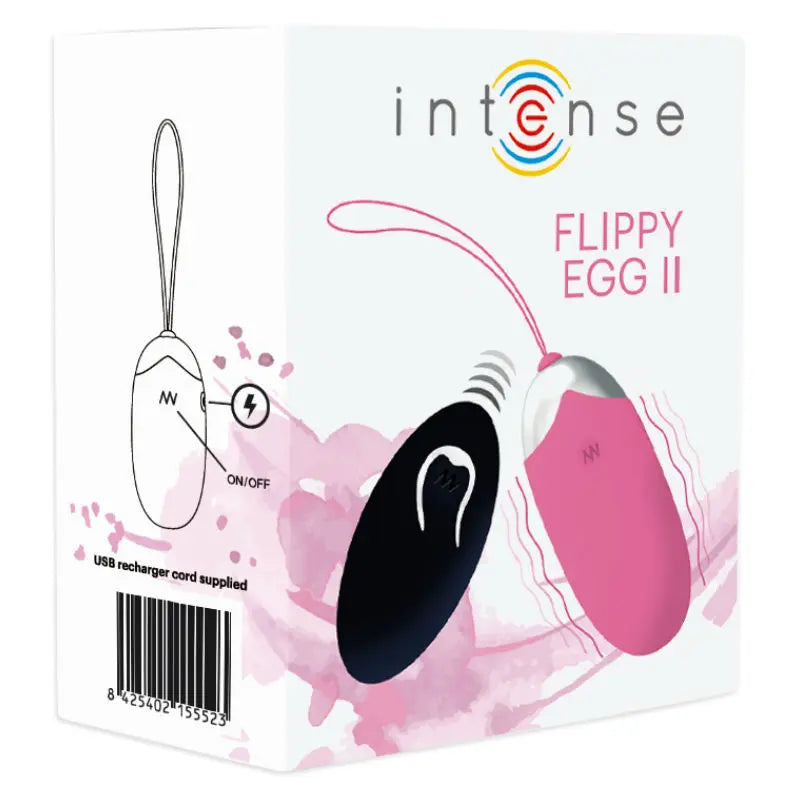 INTENSE - FLIPPY II HUEVO RECARGABLE REMOTO ROSA INTENSE COUPLES TOYS
