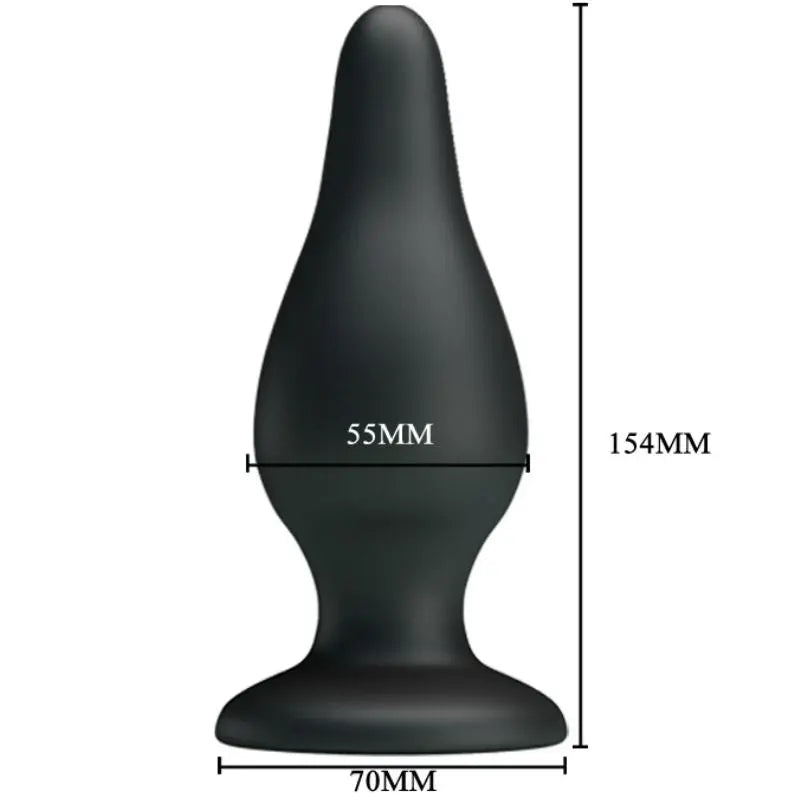 PRETTY LOVE - PLUG ERGONOMICO SILICONA 15.4 CM PRETTY LOVE BOTTOM