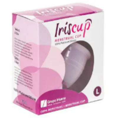IRISCUP - COPA MESTRUAL ROSA GRANDE + BOLSA ESTERILIZADORA GRATIS IRISCUP