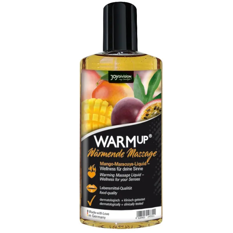 JOYDIVISION AQUAGLIDE - WARMUP ACEITE DE MASAJE MANGO+MARACUYA 150 ML JOYDIVISION AQUAGLIDE