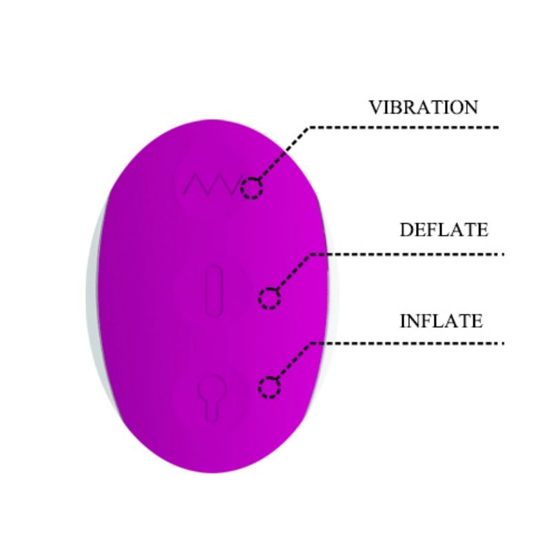 PRETTY LOVE - DEMPSEY VIBRADOR HINCHABLE RECARGABLE PRETTY LOVE SMART