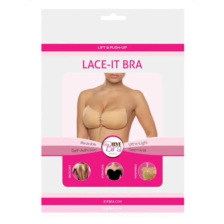 BYE-BRA - LACE-IT REALZADOR PUSH-UP NEGRO COPA A BYE BRA - BRAS