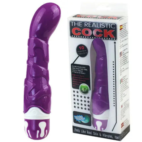 BAILE - REALISTIC COCK 10 RITMOS SENSATION VIOLETA BAILE VIBRATORS