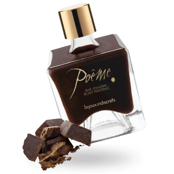 BIJOUX - POEME PINTURA COMESTIBLE CHOCOLATE NEGRO 50 GR BIJOUX POEME BODY PAINTING