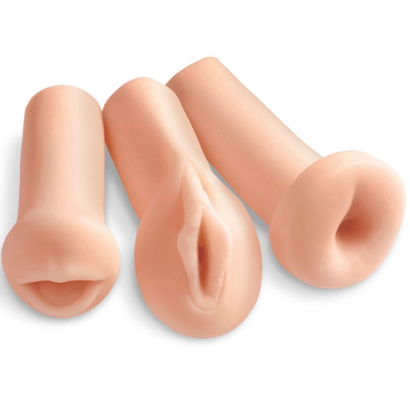 EXTREME TOYZ - ALL 3 HOLES KIT 3 MASTURBADORES EXTREME TOYZ