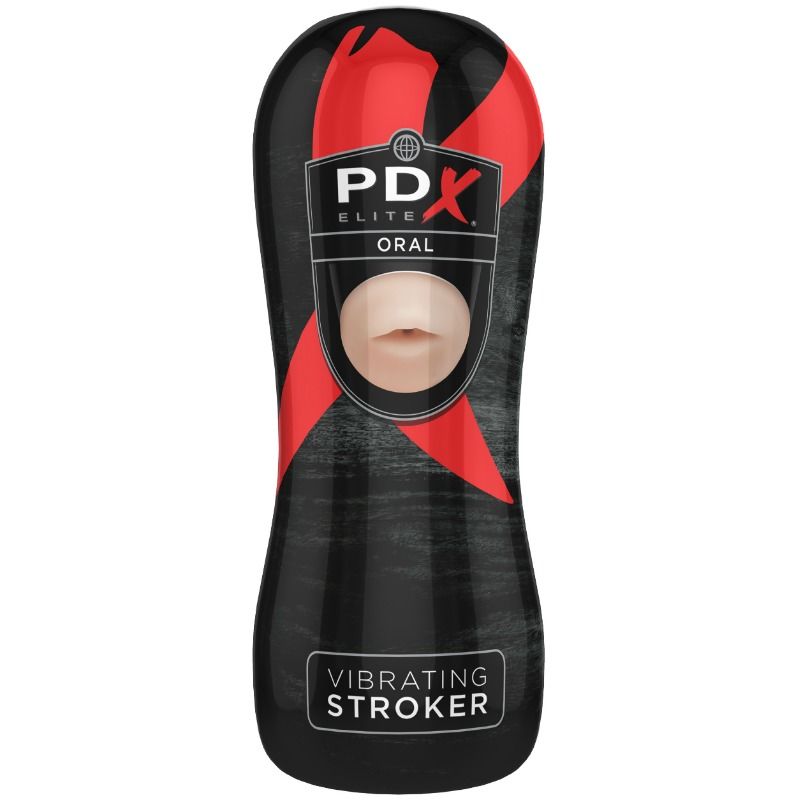 PDX ELITE - MASTURBADOR CON VIBRACIÓN BOCA PDX ELITE