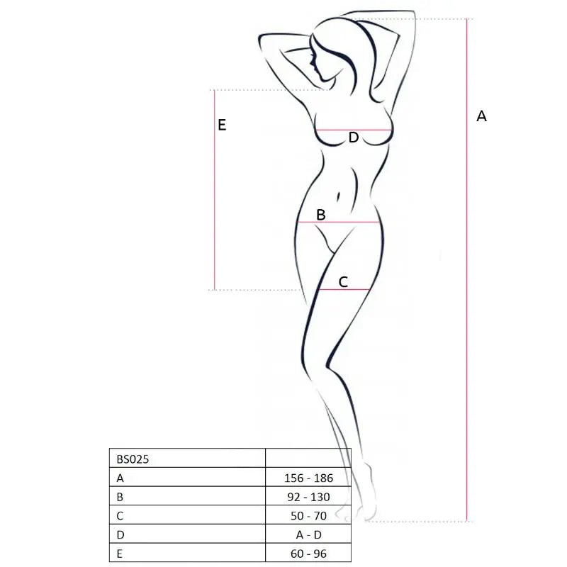 PASSION - WOMAN BS025 BODYSTOCKING ESTILO VESTIDO BLANCO TALLA ÚNICA PASSION WOMAN BODYSTOCKINGS