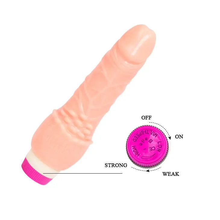 BAILE - WAVES OF PLEASURE REALISTIC VIBRATING 19.5 CM BAILE