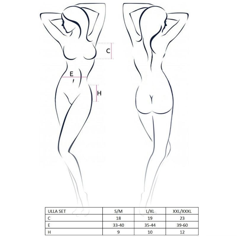 PASSION - WOMAN ULLA SET TALLA S/M PASSION WOMAN SETS