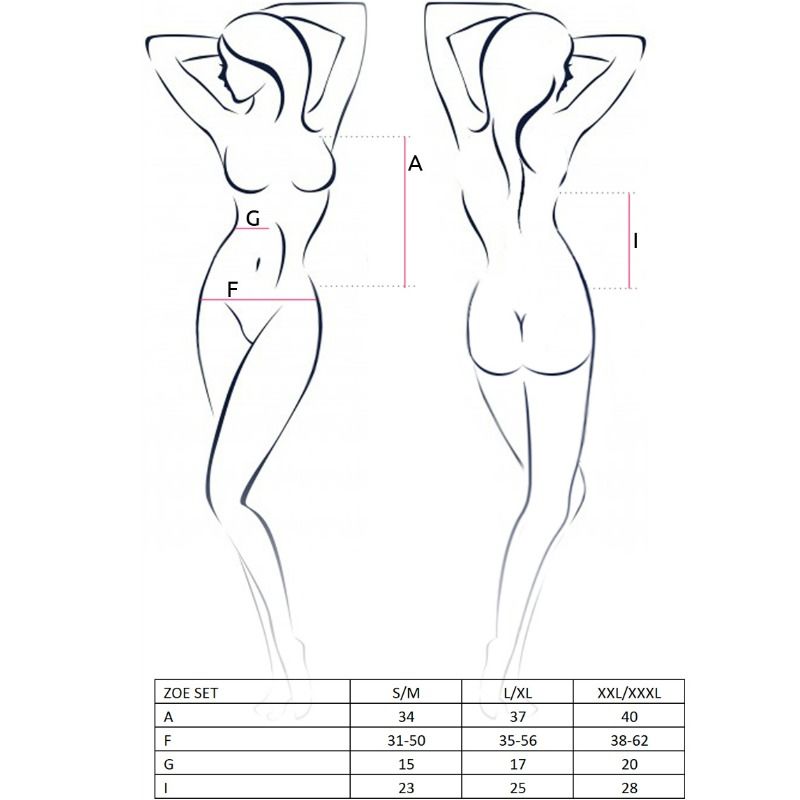 PASSION - WOMAN ZOE SET TALLA S/M PASSION WOMAN SETS