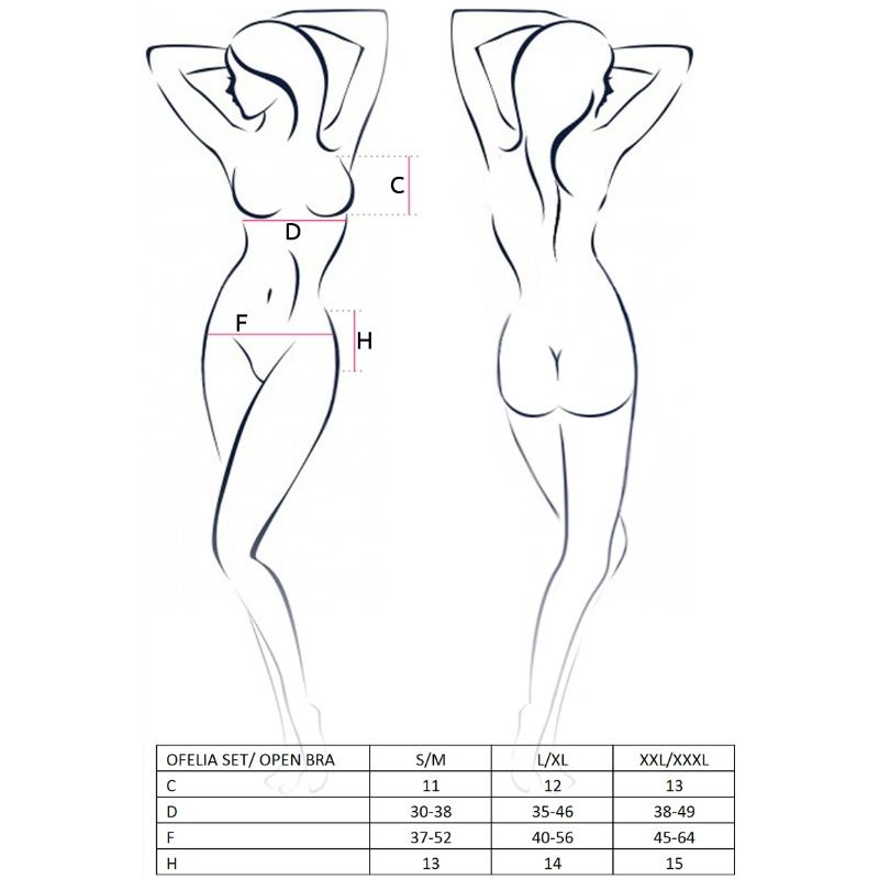 PASSION - WOMAN OFELIA SET TALLA S/M PASSION WOMAN SETS