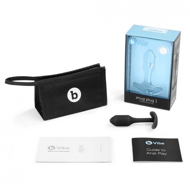 B-VIBE - SNUG PLUG 1 NEGRO B-VIBE
