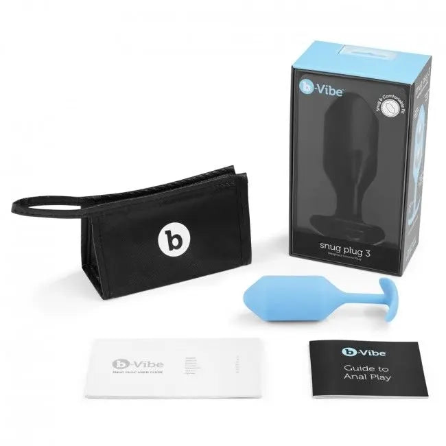 B-VIBE - SNUG PLUG ANAL 3 AZUL CIELO B-VIBE