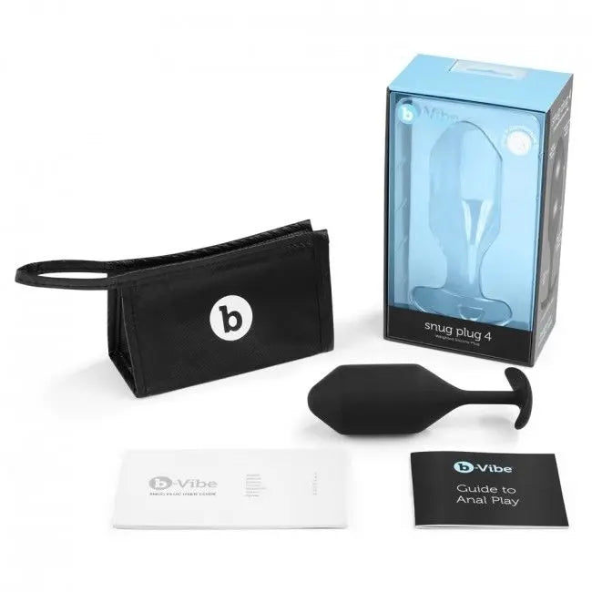 B-VIBE - SNUG PLUG ANAL 4 NEGRO B-VIBE