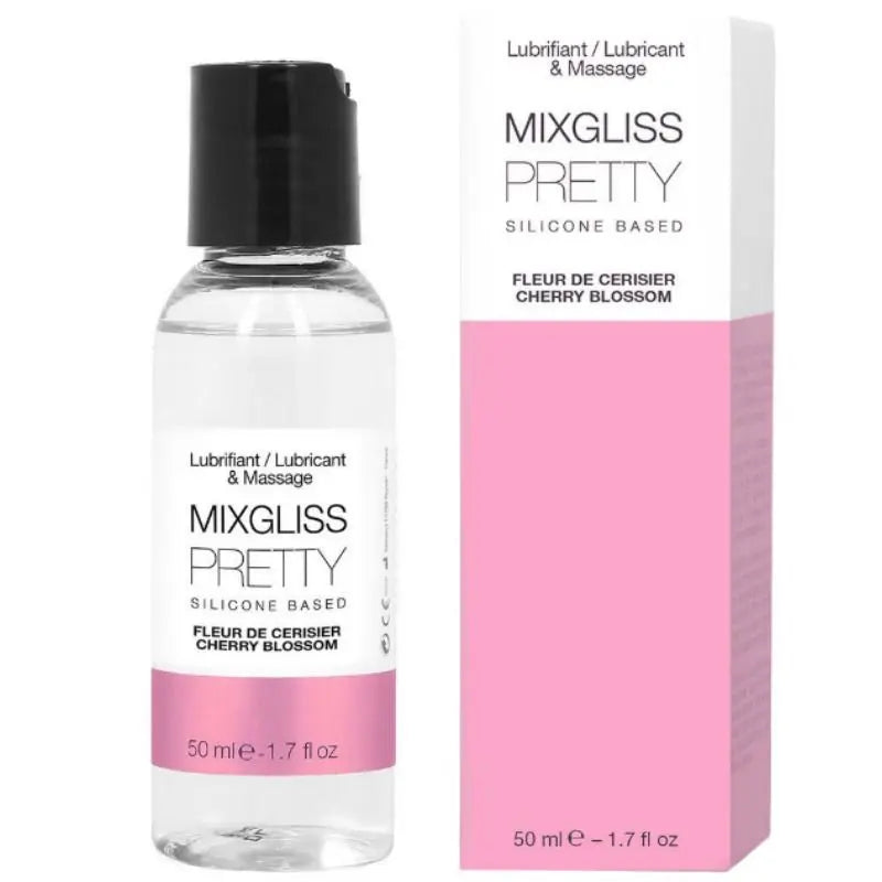 MIXGLISS - PRETTY LUBRICANTE SILICONA FLOR DE CEREZA 50 ML MIXGLISS
