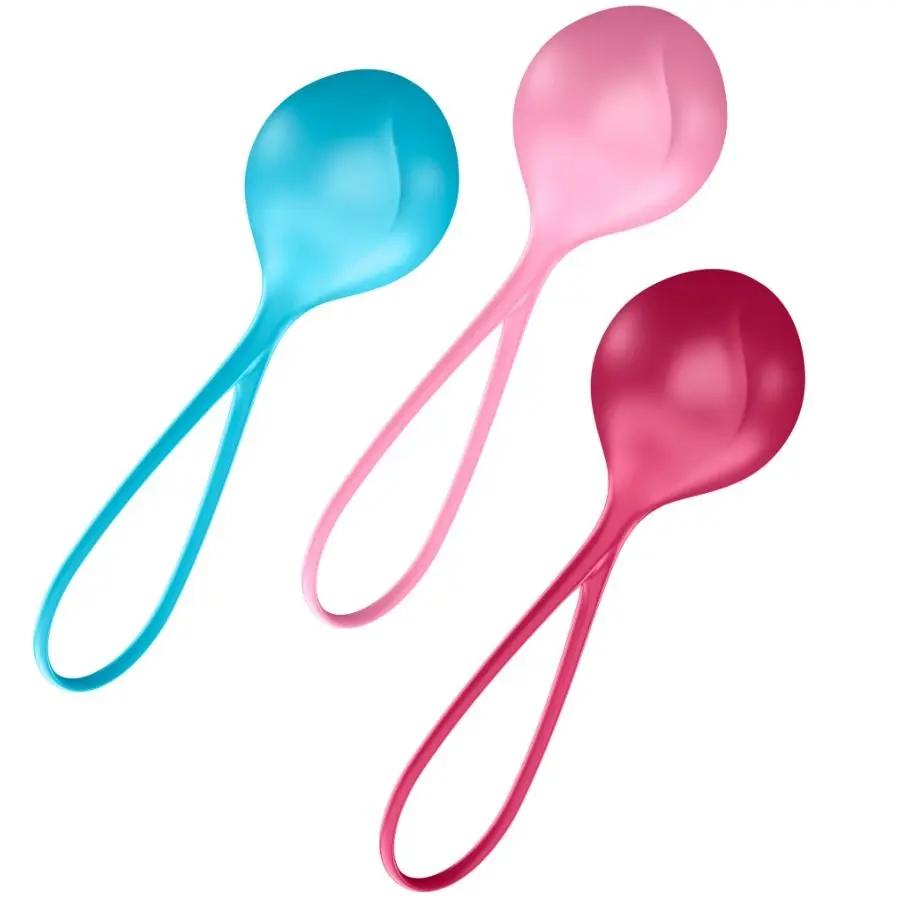 SATISFYER - LOVEBALLS TRAINING SET 3 SATISFYER BALLS