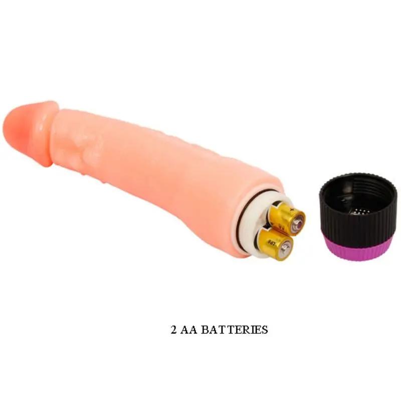 BAILE - VIBRADOR REALÍSTICO FLEXIBLE NATURAL 24 CM BAILE VIBRATORS