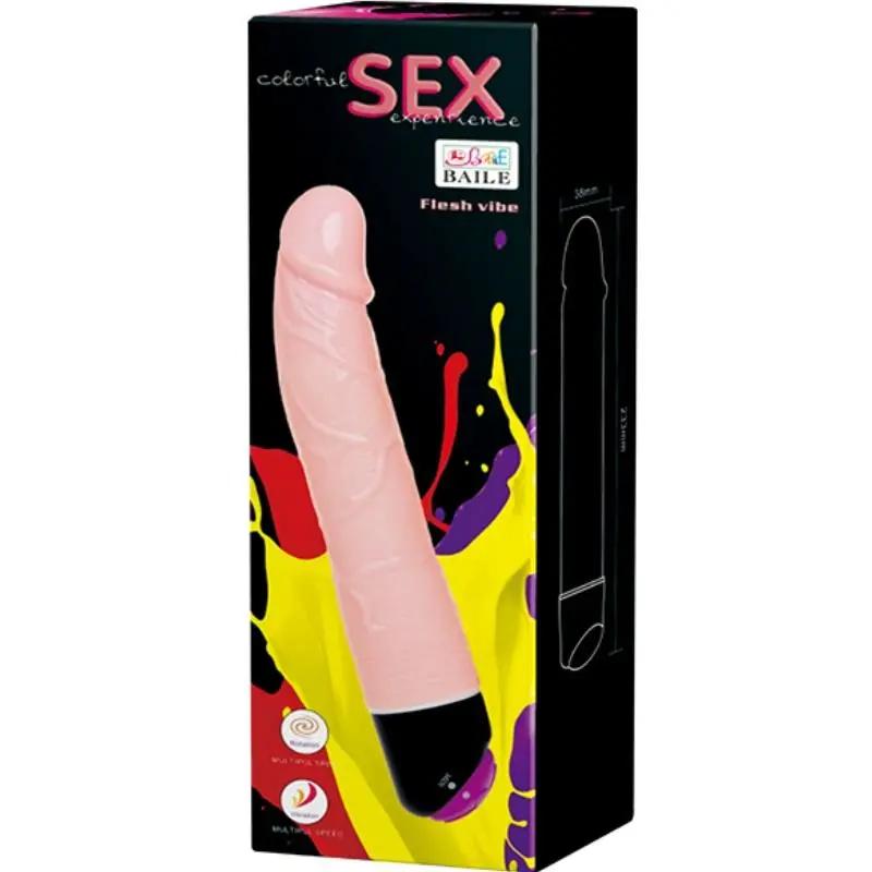 BAILE - COLORFUL SEX VIBRACIÓN Y ROTACIÓN 24 CM BAILE