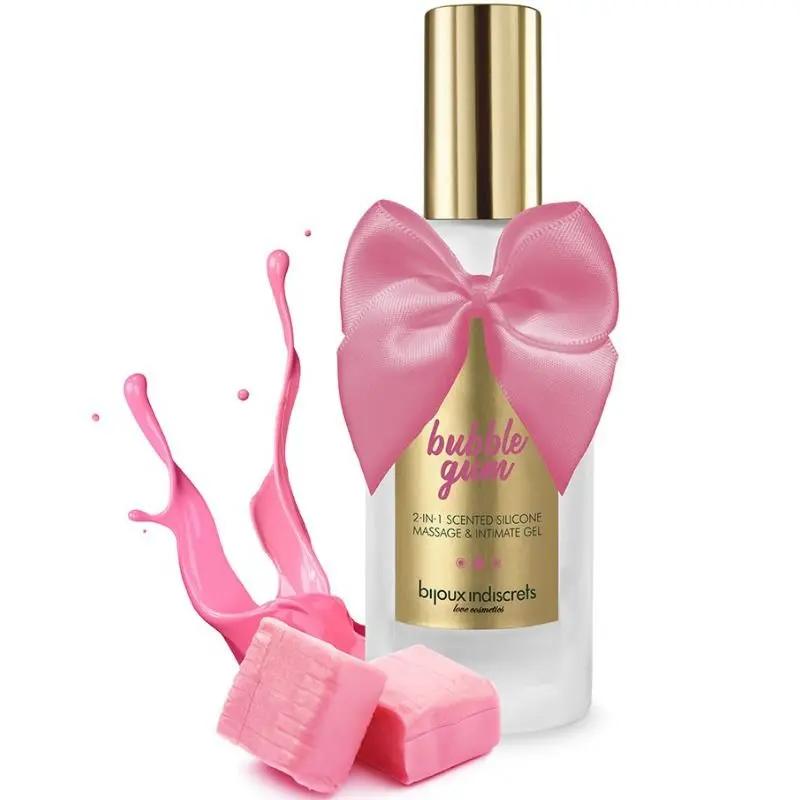 BIJOUX - BUBBLE GUM GEL 2 EN 1 SILICONA CHICLE DE FRESA 100 ML BIJOUX LOVE COSMETIQUES