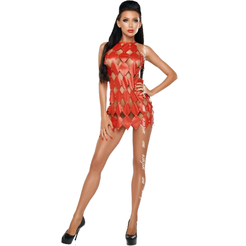ME-SEDUCE - GWEN VESTIDO ESPALDA DESCUBIERTA ROJO S/M ME-SEDUCE DRESSES