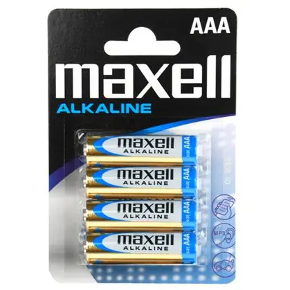 MAXELL - BATTERY ALCALINA AAA LR03 BLISTER*4 EU MAXELL