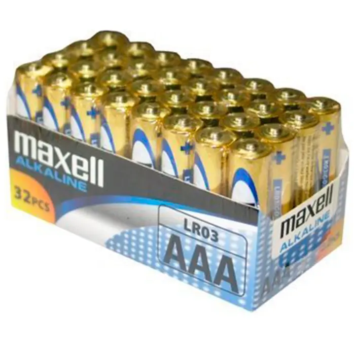 MAXELL - PILA ALCALINA AAA LR03 PACK*32 PILAS MAXELL