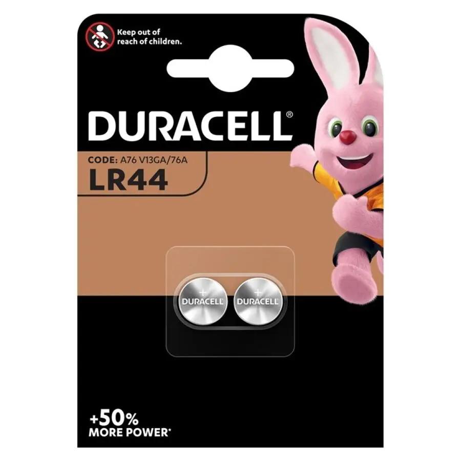 DURACELL - PILA BOTON ALCALINA LR44 1,5V BLISTER*2 DURACELL