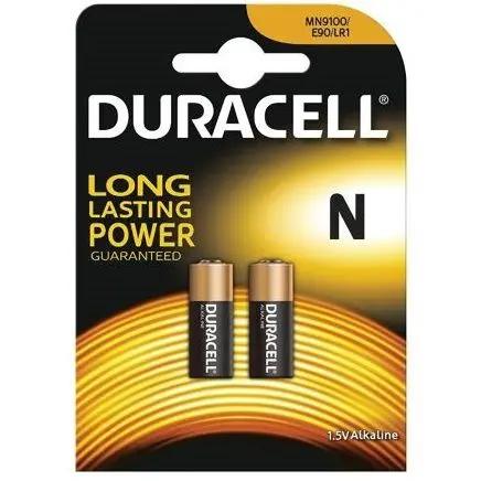 DURACELL - PILA ALCALINA MN9100 N LR1 1,5V BLISTER*2 DURACELL