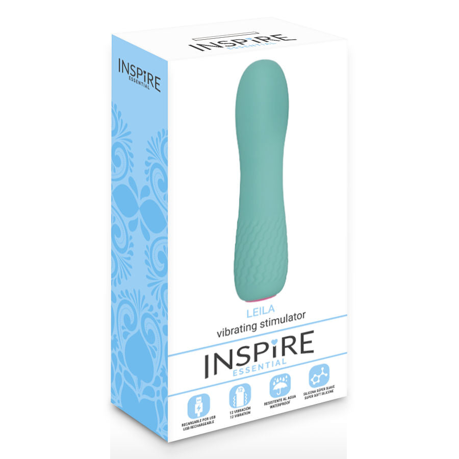 INSPIRE ESSENTIAL - LEILA VIBRADOR TURQUESA INSPIRE ESSENTIAL