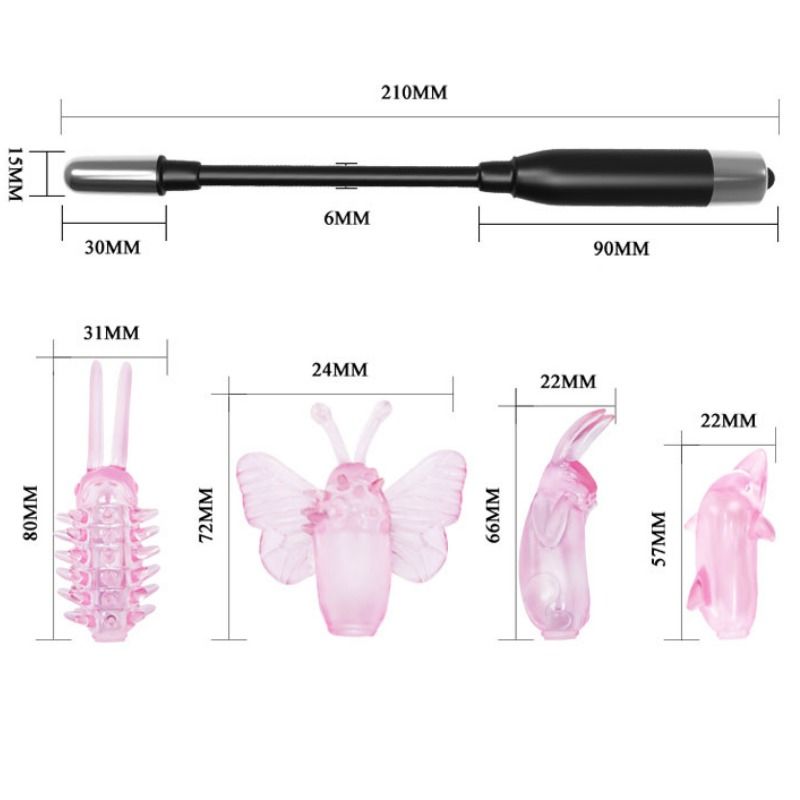 BAILE - WIZARD MAGIC WAND ESTIMULADOR CON VIBRACIÓN BAILE STIMULATING