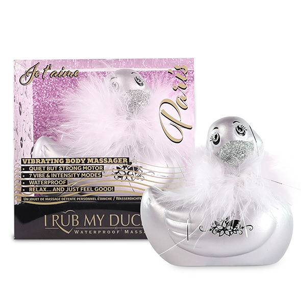 BIG TEASE TOYS - I RUB MY DUCKIE 2.0 | PATO VIBRADOR PARIS (SILVER) BIG TEAZE TOYS