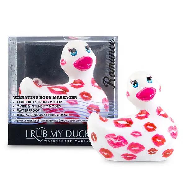 BIG TEASE TOYS - I RUB MY DUCKIE 2.0 | PATO VIBRADOR ROMANCE (WHITE & PINK) BIG TEAZE TOYS