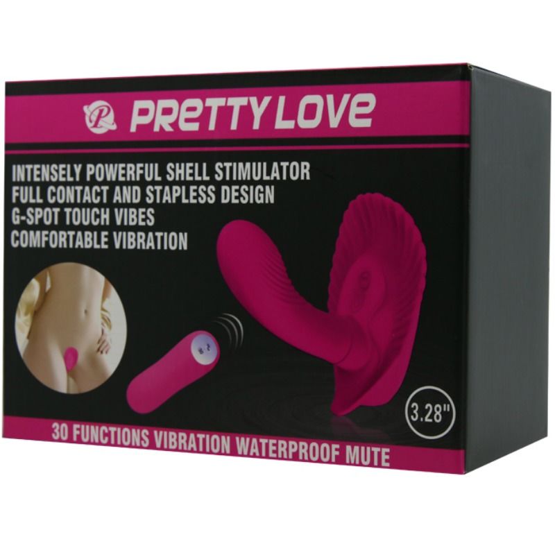 PRETTY LOVE - CONCHA ESTIMULADORA CONTROL REMOTO PRETTY LOVE FLIRTATION