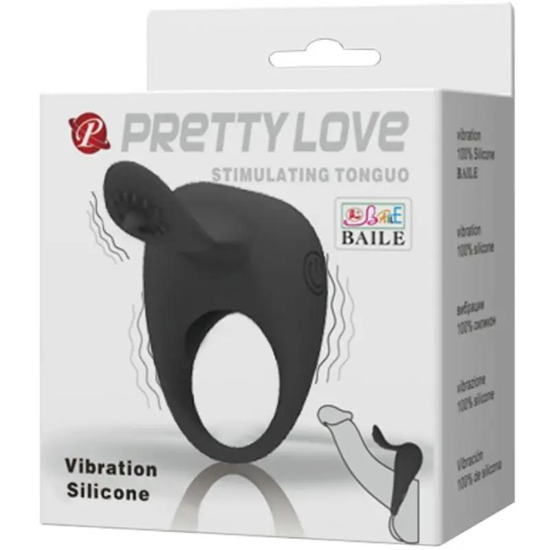 PRETTY LOVE - ANILLO VIBRADOR CON LENGUA PRETTY LOVE