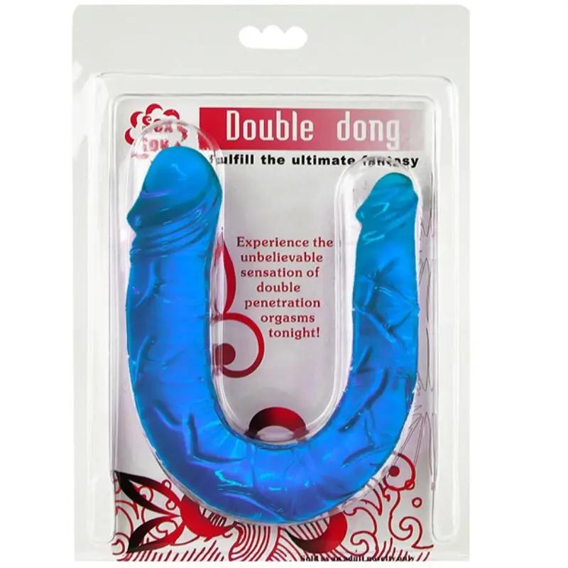 BAILE - DOUBLE DONG DILDO DOBLE AZUL BAILE DILDOS