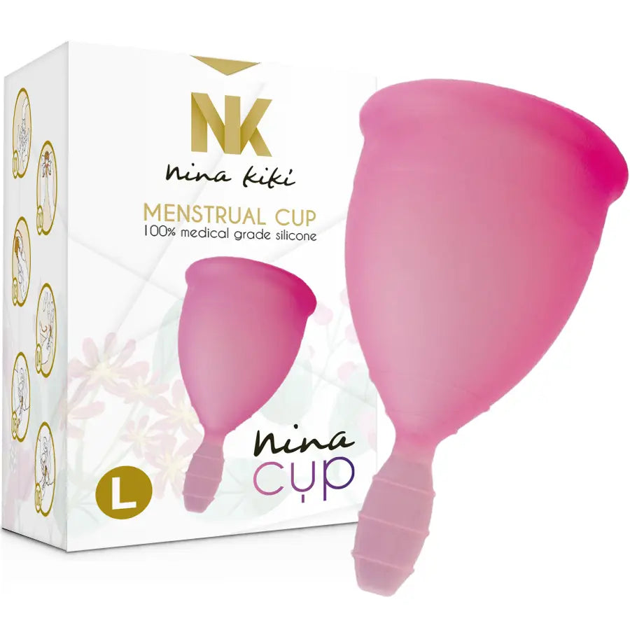 NINA KIKÍ - COPA MENSTRUAL ROSA - TALLA L NINA KIKÍ