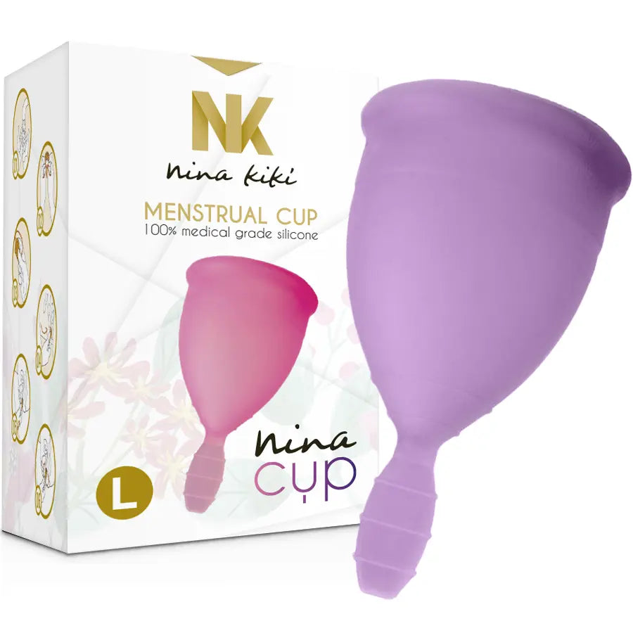 NINA KIKÍ - COPA MENSTRUAL LILA - TALLA L NINA KIKÍ